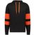 black / orange