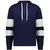 navy / white