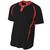 black / red