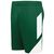 dark green / white