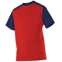 scarlet / navy