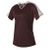 maroon / white