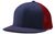 navy / scarlet
