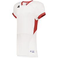 white / red