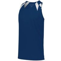 navy / white