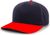 navy / red