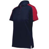 navy / scarlet