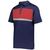 navy / scarlet