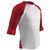 white / scarlet