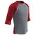 grey / scarlet
