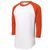 white / deep orange
