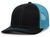 black / neon blue