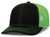 black / neon green