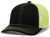 black - neon yellow