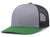 heather grey - light charcoal / kelly