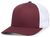 maroon / white