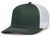 dark green / white