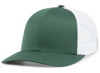 dark green / white