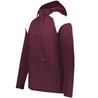 maroon / white