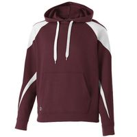 maroon / white