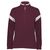maroon / white