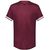 maroon / white