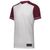 white / maroon