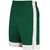 dark green / white
