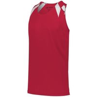 red / white