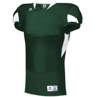 dark green / white