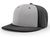 grey panel / black