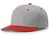grey / red