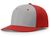 grey panel / red