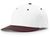 white / maroon