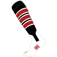 black / red / white
