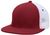 maroon / white
