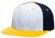 white / navy / gold