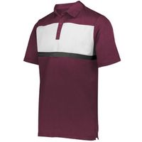 maroon / white