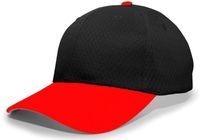 black / red