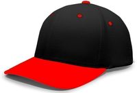 black / red