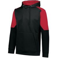 black / red