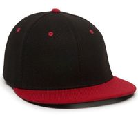 black / red