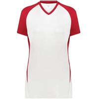 white / red