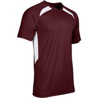 maroon / white