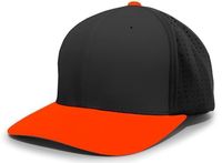 black / orange