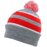 heather / red / white