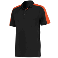 black / orange
