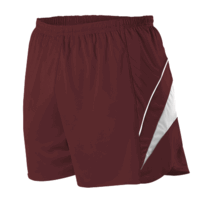 maroon / white