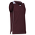 maroon / white