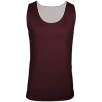 maroon / white